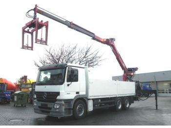 Бортовой грузовик Mercedes-Benz Actros 2641 6x4 Pritsche Heckkran