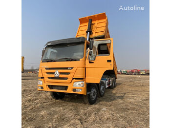 Самосвал HOWO Sinotruk 8x4 drive 12 wheels tipper truck 375 yellow color: фото 2
