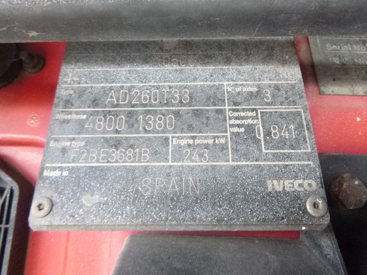 Самосвал, Автоманипулятор Iveco AD260T33 6X4 RHD tipper + HMF crane: фото 29