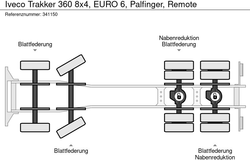 Iveco Trakker 360 8x4, EURO 6, Palfinger, Remote лизинг Iveco Trakker 360 8x4, EURO 6, Palfinger, Remote: фото 14