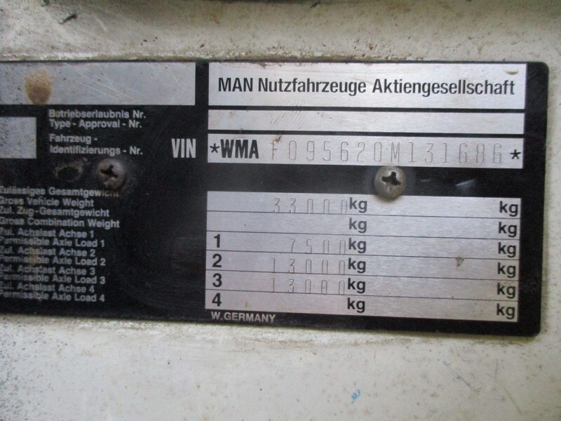 Самосвал MAN 26 322 ZF Manual , 6x4 , 3 way tipper , Spring suspension: фото 20