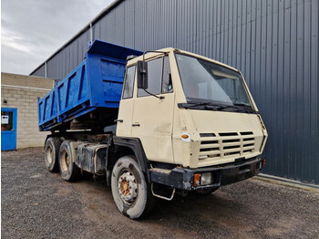 MAN STEYR 13W 640 / 6x4 / LAMMES - BLATT - SPRING / GROS PONTS - BIG AXLES - самосвал