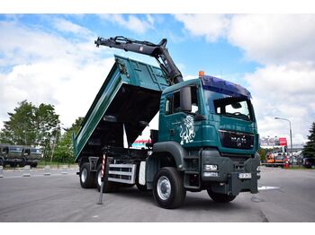 Самосвал MAN TGS 26.360 6x6 HIAB 144 BORDMATIK Kipper KRAN
