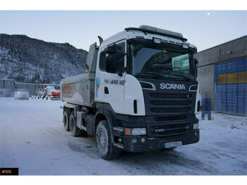 Самосвал Scania R560 6x4 Tipper truck with steel suspension.