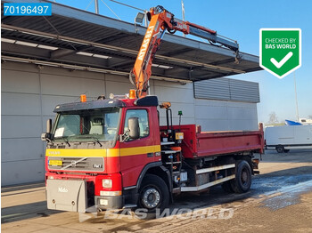 Volvo FM 250 4X2 NL-Truck Manual Atlas Kran Crane 3-Seiten Euro 3 - самосвал