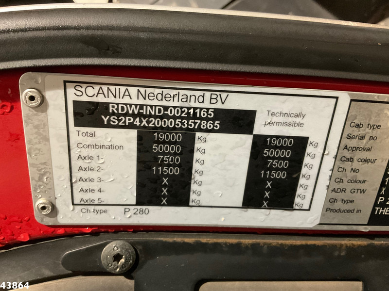 Портальный бункеровоз Scania P 280 Euro 6 Hyvalift 14 Ton portaalarmsysteem: фото 20