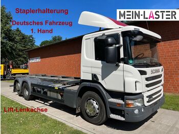 Грузовик-контейнеровоз/ Сменный кузов Scania P 320 BDF  Lift-Lenkachse Staplerhalterung: фото 1