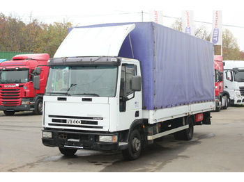 Тентованный грузовик Iveco Iveco EUROCARGO ML 75 E, HYDRAULIC LIFT