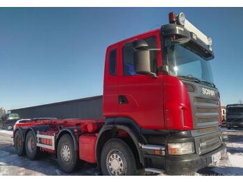 Scania R500 8x4 vaijerilaite,rautajouset, napaperät  - тросовый мультилифт