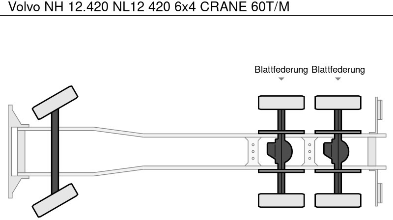 Автоманипулятор, Мобильный кран Volvo NH 12.420 NL12 420 6x4 CRANE 60T/M: фото 18