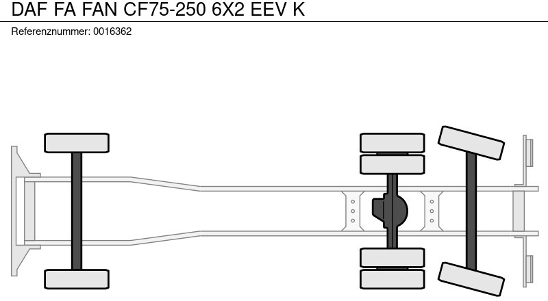Мусоровоз DAF FA FAN CF75-250 6X2 EEV K: фото 14