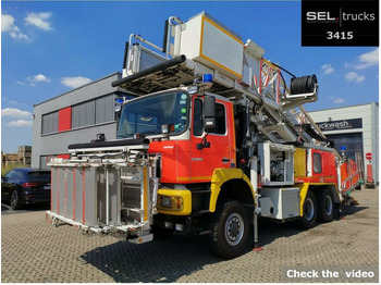 Пожарная машина MAN FE 27.410 /6x6 / Rettungstreppe: фото 3