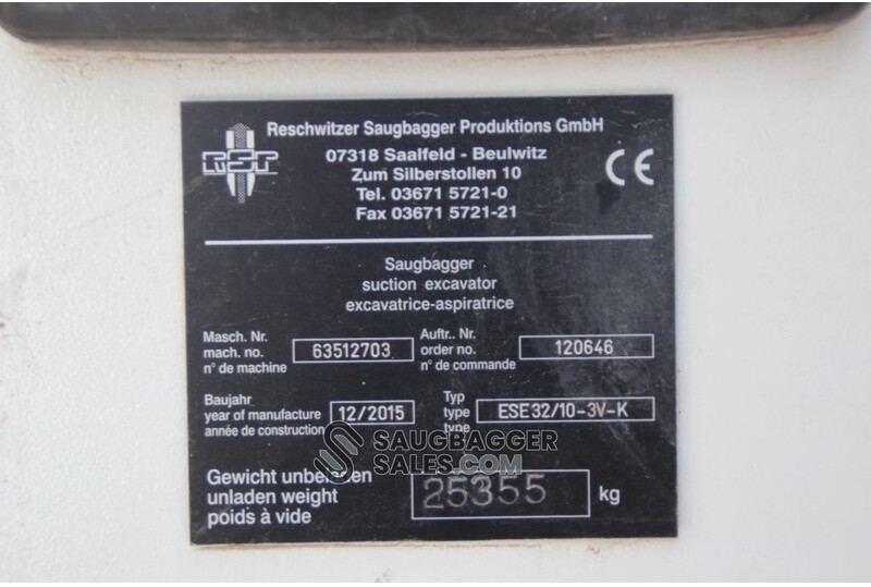 Ассенизатор Scania R580 V8 RSP 3 Turbine Saugbagger: фото 7