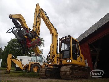 Komatsu PC110R Bandgrävare med Logmax 3000 skördaraggregat -00  - Харвестер