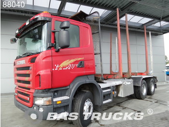 Scania R560 V8 Manual+Retarder Big-Axle Euro 4 - Лесной прицеп