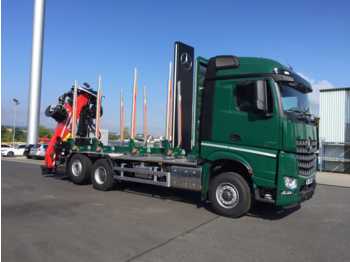 Лесовоз Mercedes-Benz Arocs 2751 L 6x2 (6x4) HAD + Cranab TZ12.2 + Ho
