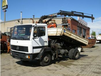 Малотоннажный самосвал Mercedes-Benz LN 814 K 2-Achs Kipper Kran Hiab 045 / 6 Zyl.: фото 1