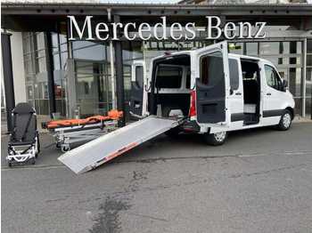 машина скорой помощи Mercedes-Benz Sprinter 214 CDI 7G Krankentransport Trage+Stuhl