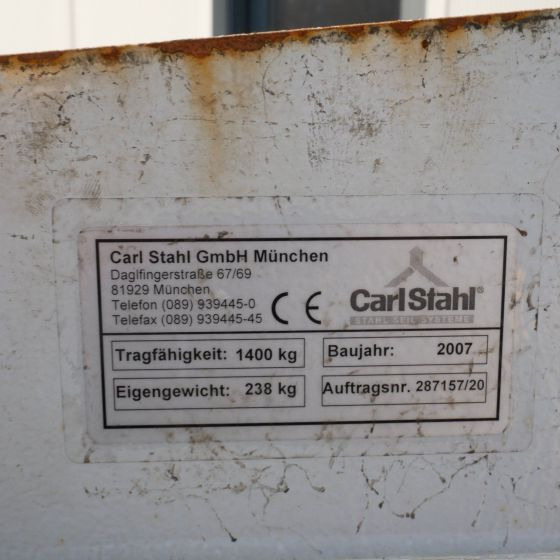 Навесное оборудование для Погрузочно-разгрузочной техники Carl Stahl Battery change hook: фото 4