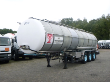 Полуприцеп-цистерна для транспортировки пищевых продуктов Burg Food tank inox 30.3 m3 / 1 comp: фото 1
