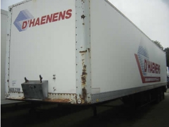 Полуприцеп-фургон Fruehauf 2-axle closed box trailer 81.2 m3: фото 1