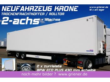 Новый Полуприцеп-фургон Krone SZK 18/eLB4 LI / ROLLTOR / LIFTACHSE /ZURRLEISTE: фото 1
