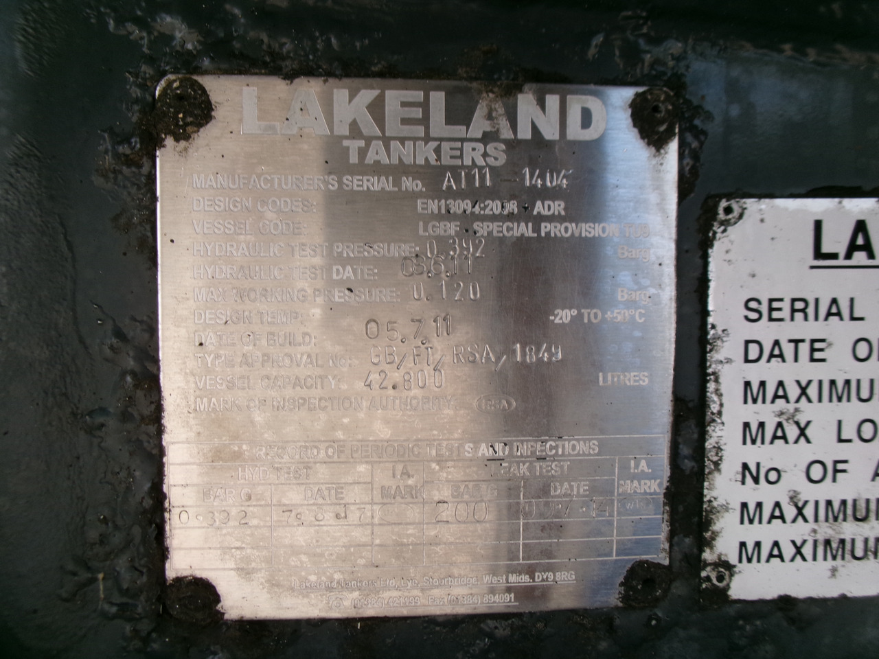 Полуприцеп-цистерна для транспортировки топлива Lakeland Fuel tank alu 42.8 m3 / 6 comp + pump: фото 30