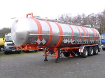 Полуприцеп-цистерна для транспортировки химикатов Magyar Chemical tank inox 40 m3 / 6 comp: фото 1