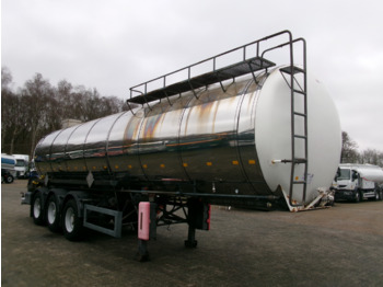 Полуприцеп-цистерна для транспортировки топлива Metalovouga Bitumen / heavy oil tank inox 26.9 m3 / 1 comp: фото 2