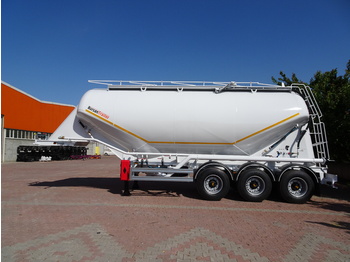 Новый Полуприцеп цистерна для сыпучих грузов для транспортировки цемента NURSAN Steel W Type Silo: фото 5