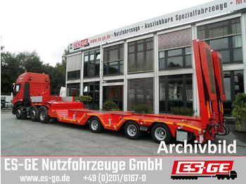 Низкорамный полуприцеп ES-GE 3-Achs-Satteltieflader mit Radmulden