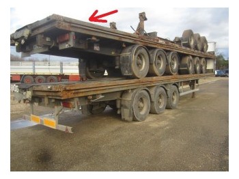 Trouillet ST338A - Полуприцеп бортовой/ Платформа