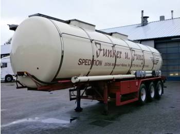 Hendricks Tank Chemicals Alu 26M3/ 2comp - Полуприцеп-цистерна