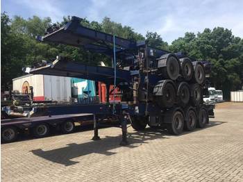 Dennison Stack of 3 units - 3-axle sliding container trailer - Полуприцеп-контейнеровоз/ Сменный кузов