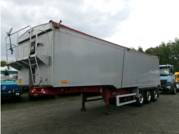 Wilcox Tipper trailer alu 52 m3 + tarpaulin - самосвальный полуприцеп