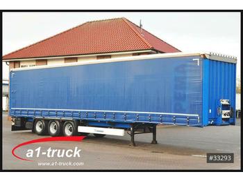 Тентованный полуприцеп Krone SD, Tautliner, Steckrungen, Reifen 80%