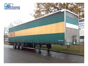 Trouillet tautliner met schuifdak Disc brakes - Тентованный полуприцеп