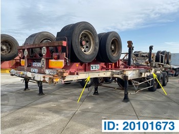 Полуприцеп-контейнеровоз/ Сменный кузов Trailer Skelet 2 x 20-30-40 ft: фото 1