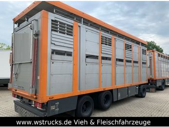 Прицеп для перевозки животных Menke 2 Stock Ausahrbares Dach Vollalu: фото 1