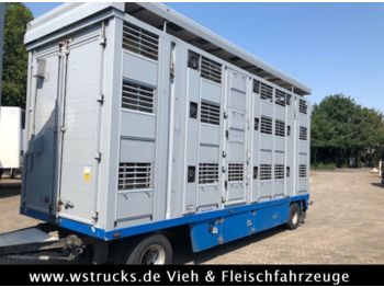 Прицеп для перевозки животных Menke 3 Stock   Vollalu Hubdach: фото 1