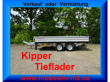 Новый Самосвальный прицеп Möslein TTD11 Silber Tandem Kipper Tieflader -- Neufahrz: фото 1