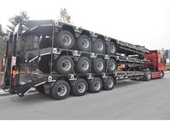 OZGUL LW4 80 Ton, 3 m, steel susp., hydr. ramps - Низкорамный прицеп