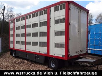 Menke 4 Stock Ausahrbares Dach Vollalu  - Прицеп для перевозки животных