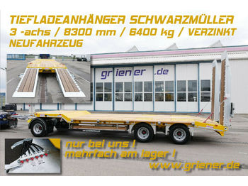 Новый Низкорамный прицеп Schwarzmüller G SERIE/ TIEFLADER / RAMPEN /BAGGER  6340 kg: фото 1