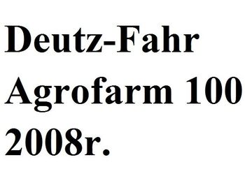 Трактор DEUTZ-FAHR Agrofarm 100: фото 1