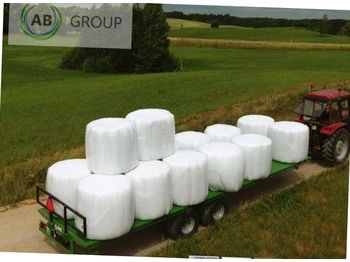 Новый Сельскохозяйственный прицеп-платформа Dinapolis Dinapolis Anhänger für Ballen BDINA RP-10500 10.5m 14t/ Прицеп для тюков и рулонов 14 тонн: фото 1