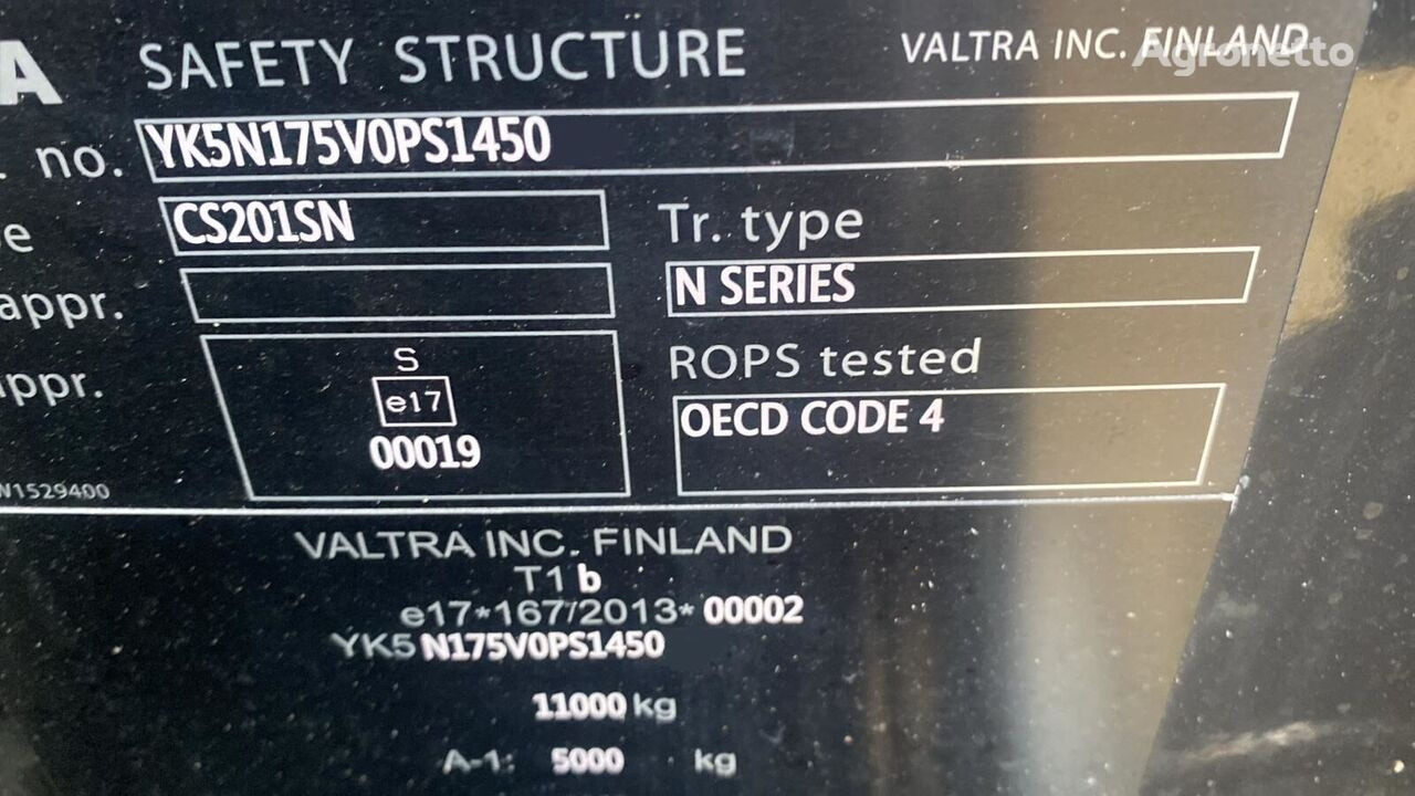 Новый Трактор Valtra N175V SmartTouch MR19: фото 17