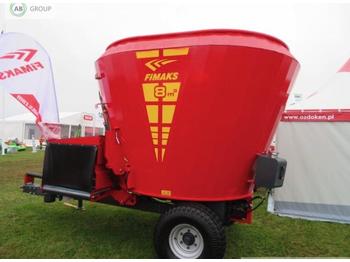 Fimaks Futtermischwagen 8m3/ Mixer feeder/ - Кормораздатчик