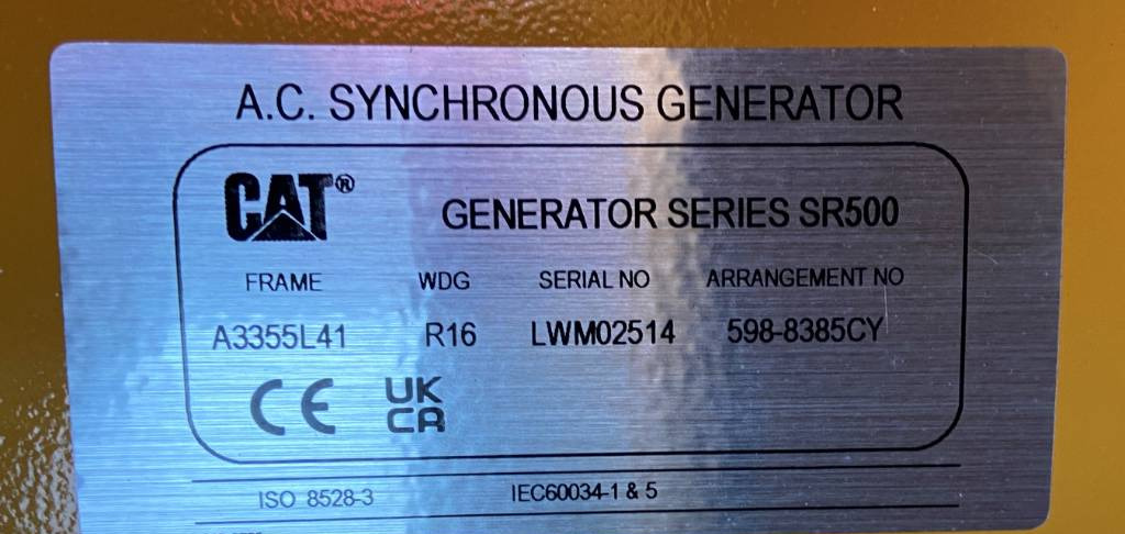 Электрогенератор CAT DE715GC - 715 kVA Stand-by Generator - DPX-18224: фото 12