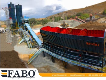 Новый Бетонный завод FABO COMPACT-110 CONCRETE BATCHING PLANT | READY IN STOCK: фото 1